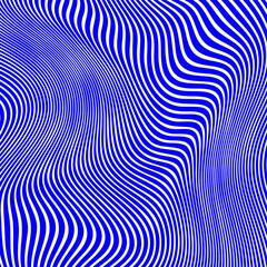 Vector Illustration of the Blue pattern of lines abstract background.Striped transition from blue to white in the form of a road. Trendy vector background.blue and white mobious wave stripe optical.