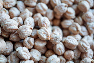 chickpeas for cooking, uncooked food
