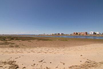 The marshes of Isla Cristina in Huelva, Spain.