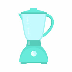 Electric stationary blender. Vector illustration
