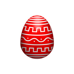 赤色のイースターエッグ