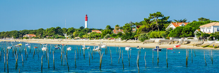View of the Cap Ferret and the Arcachon bay