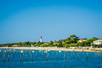 View of the Cap Ferret and the Arcachon bay