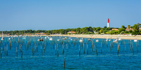 View of the Cap Ferret and the Arcachon bay