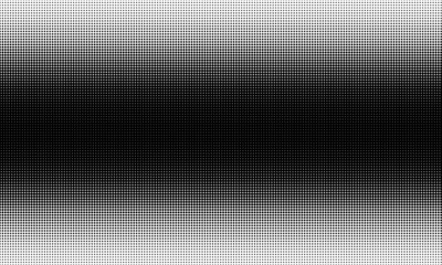 Vertical gradient halftone dots background. Pop art template, texture. Vector illustration.halfton pattern dot background texture overlay grunge distress linear vector.Black and white abstract.
