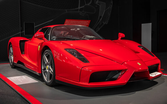 Ferrari car Dino Ferrari model in the Ferrari museum of Maranello