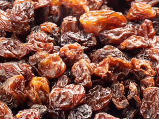 Raisin background. Macro. Healthy food concept