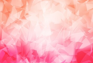 Light Pink vector abstract mosaic backdrop.