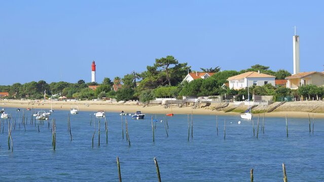 View of the Cap Ferret and the Arcachon bay