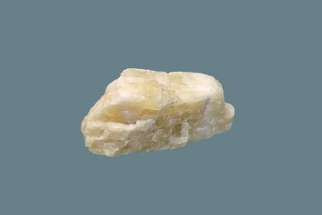 Stone, white marbled calcite