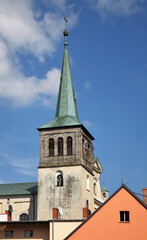 Fototapeta na wymiar Church of Sts. Peter and Paul in Duszniki-Zdroj. Poland