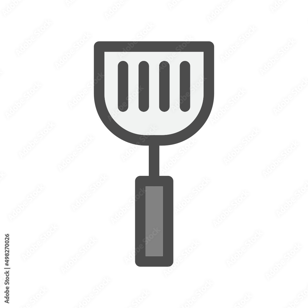 Wall mural spatula icon