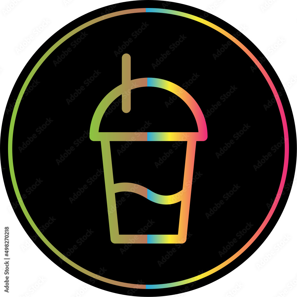 Canvas Prints Milkshake Icon