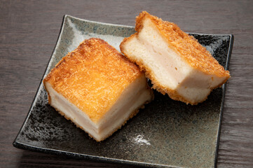 長崎名物の揚げサンドイッチ