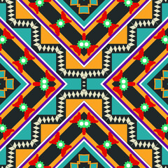 seamless ethnic pattern design.Geometric ethnic oriental ikat pattern traditional Design.ethnic oriental pattern,fabric,embroidery.Mexican pattern.merican pattern.latin african.indian fabric.Mexican