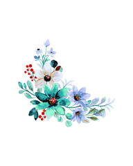 Minimalist Decorative Flower Canvas Print