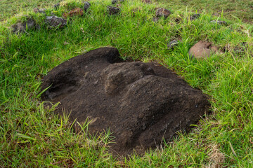 Ahu Vinapu is an archaeological site on Rapa Nui (Easter Island) , Chile