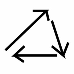 Black arrow doodle set. Vector line art business collection on white background.