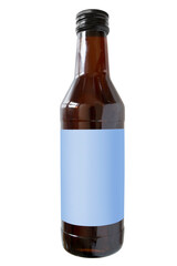 Beer bottle isolated