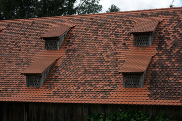 old roof tiles