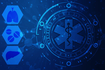 Medical and Health care concept background, Medical Science, Biotechnology concept background