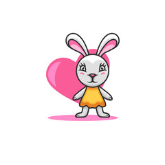Bunny animal design vector 