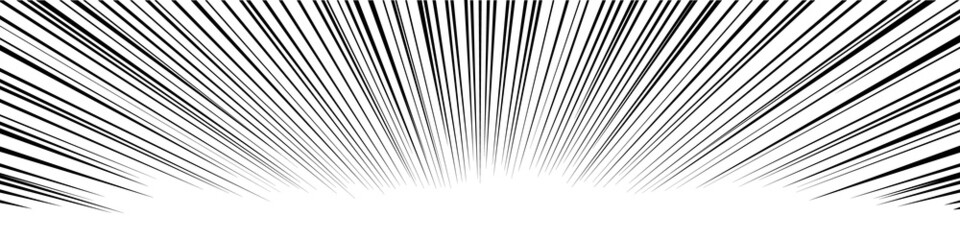 Obraz premium 集中線 上