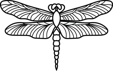 Dragonfly Vector Illustration