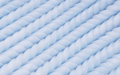 Cloth surface with fabric detail, 3d rendering.