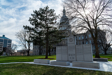 Obraz premium Michigan State Capitol On a Sunny Day