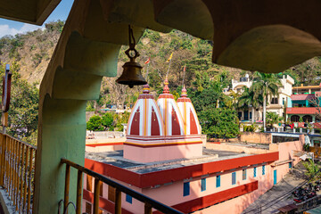 isolated indian temple dome top architecture from different angle
