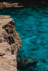 rocky coast of the sea