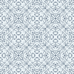 Ceramic tile seamless pattern. Wall or floor texture. Absrtract decorative porcelain pottery.