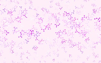 Light Purple, Pink vector backdrop with artificial intelligence data.