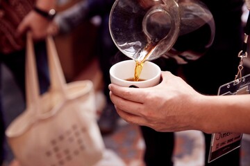 Brewing coffee - Chemex