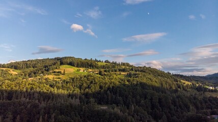Summer Carpathian mountains in Ukraine