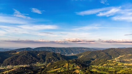 Summer Carpathian mountains in Ukraine