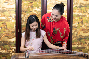 Learn guzheng playing