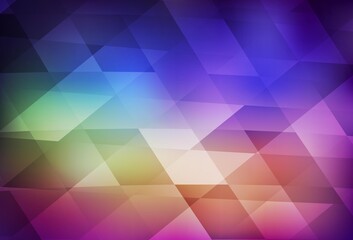 Light Multicolor vector background in polygonal style.