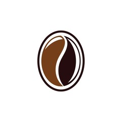 coffee bean icon vector illustration