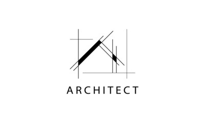 Architecture logo design concept. Design composition for real estate, property, architectural environment, build and construction.