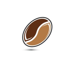 coffee bean icon vector illustration