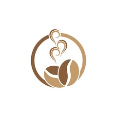 coffee bean icon vector illustration