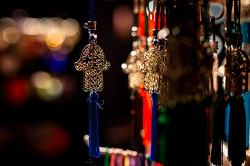 De compras por el bazar de marrakech