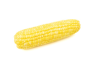Fresh corn isolated on  white background