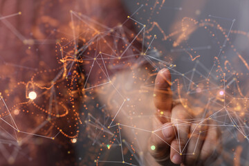 Global digital connections with technology