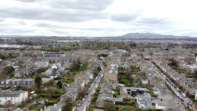 View of Portobello, Edinburgh, Scotland. 