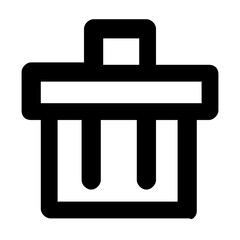 rubbish bin icon