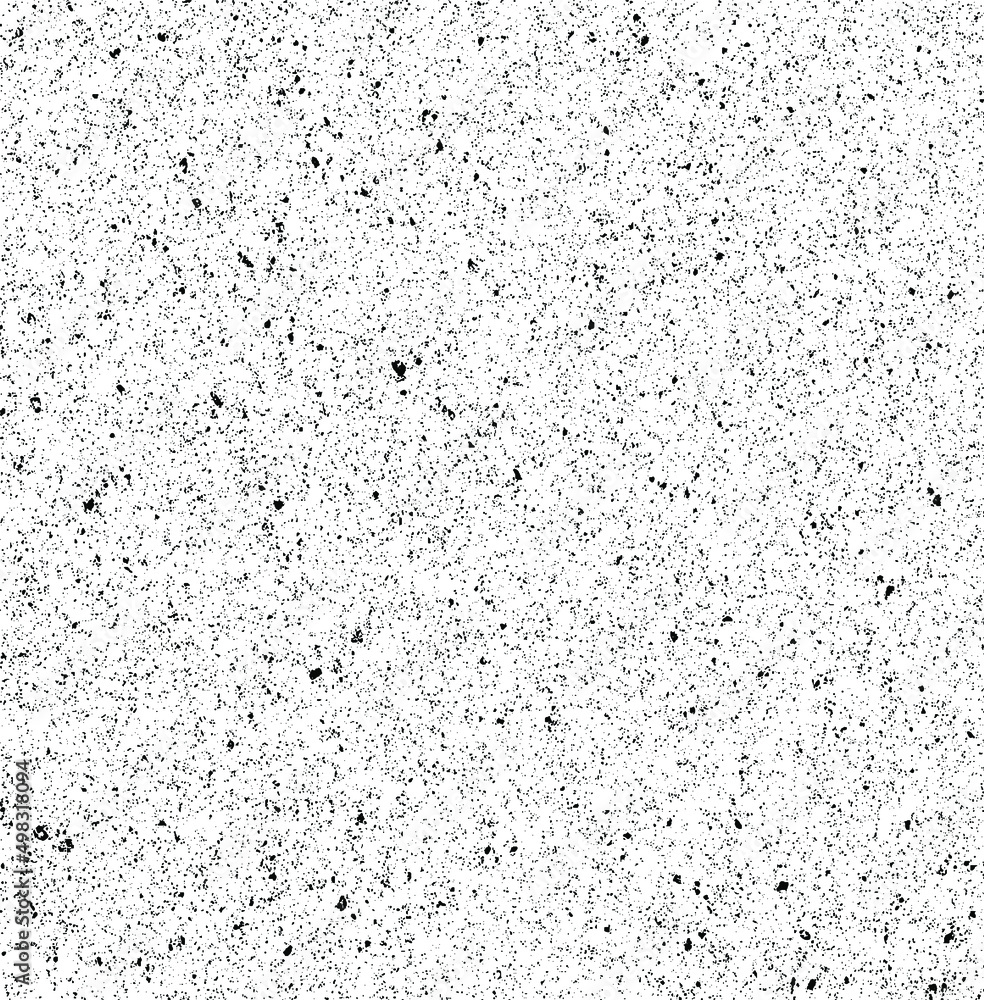 Aufkleber small uneven spots and particles of debris. abstract vector texture. distressed uneven background. g