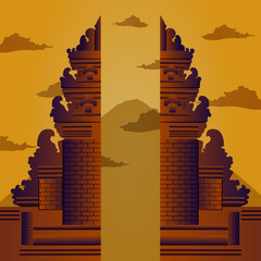 Bali Building Gate